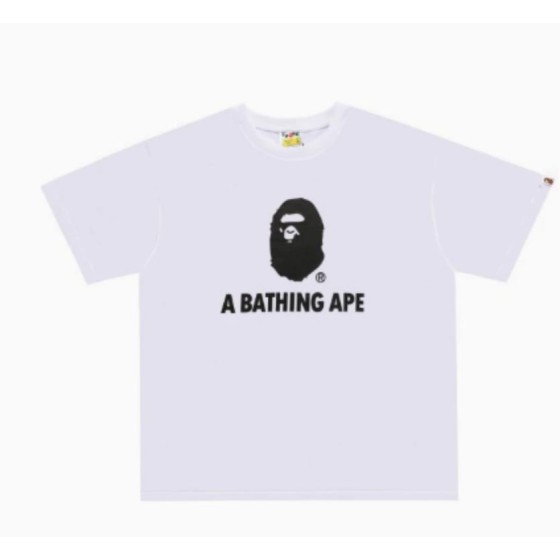 White BAPE Ape Head Logo T-Shirt